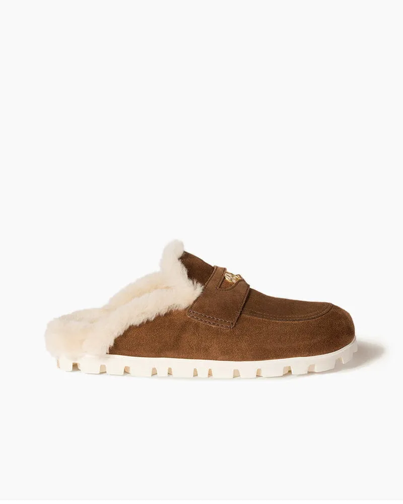 (Clean Up - US 7/8) Women's Velvet Muse Suede Mules sold by Larosa