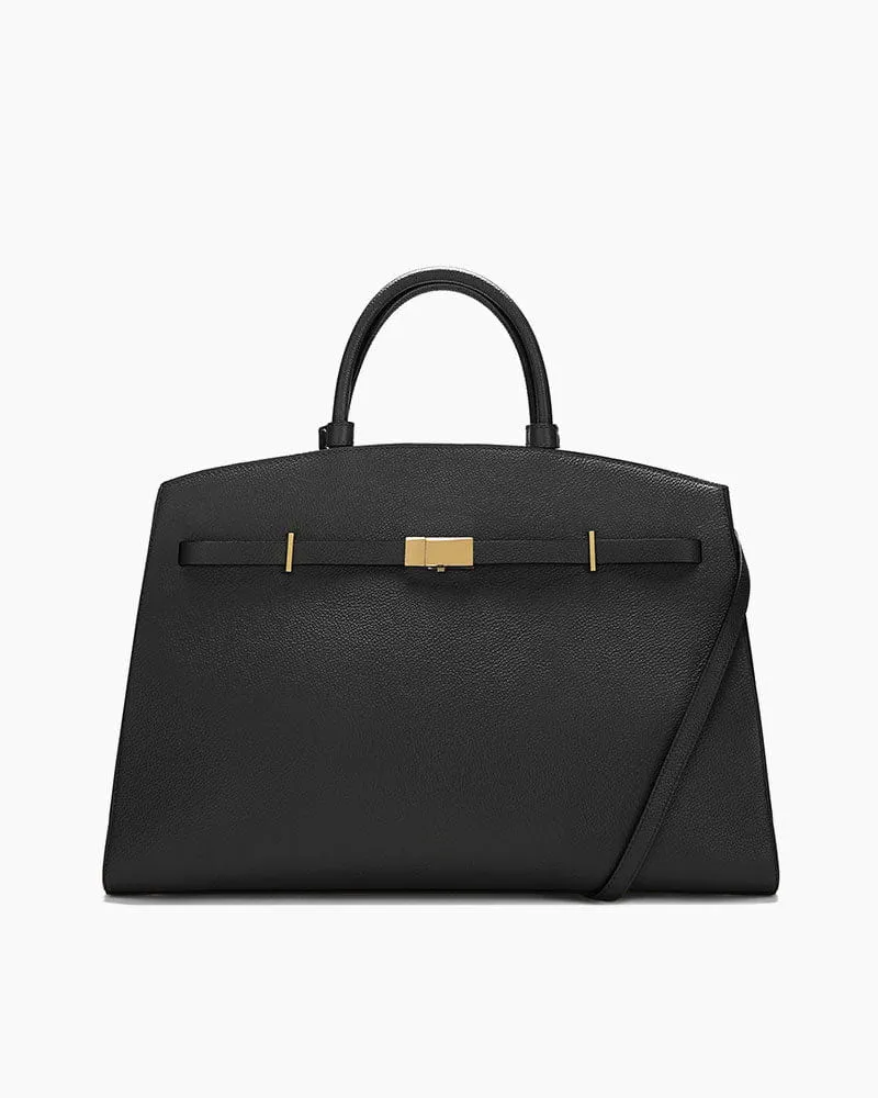 Women's Elegant Structured Top Handle Bag sold by Larosa