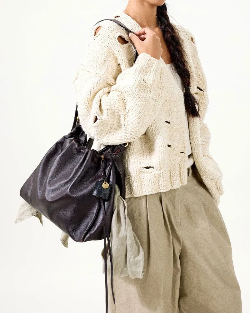 Women's Medium Everyday Ebony Textured Bag Set sold by Larosa product image thumbnail 5