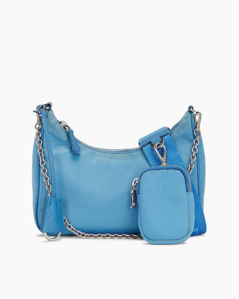 Women's Everyday Compact Nylon Shoulder Bag sold by Larosa