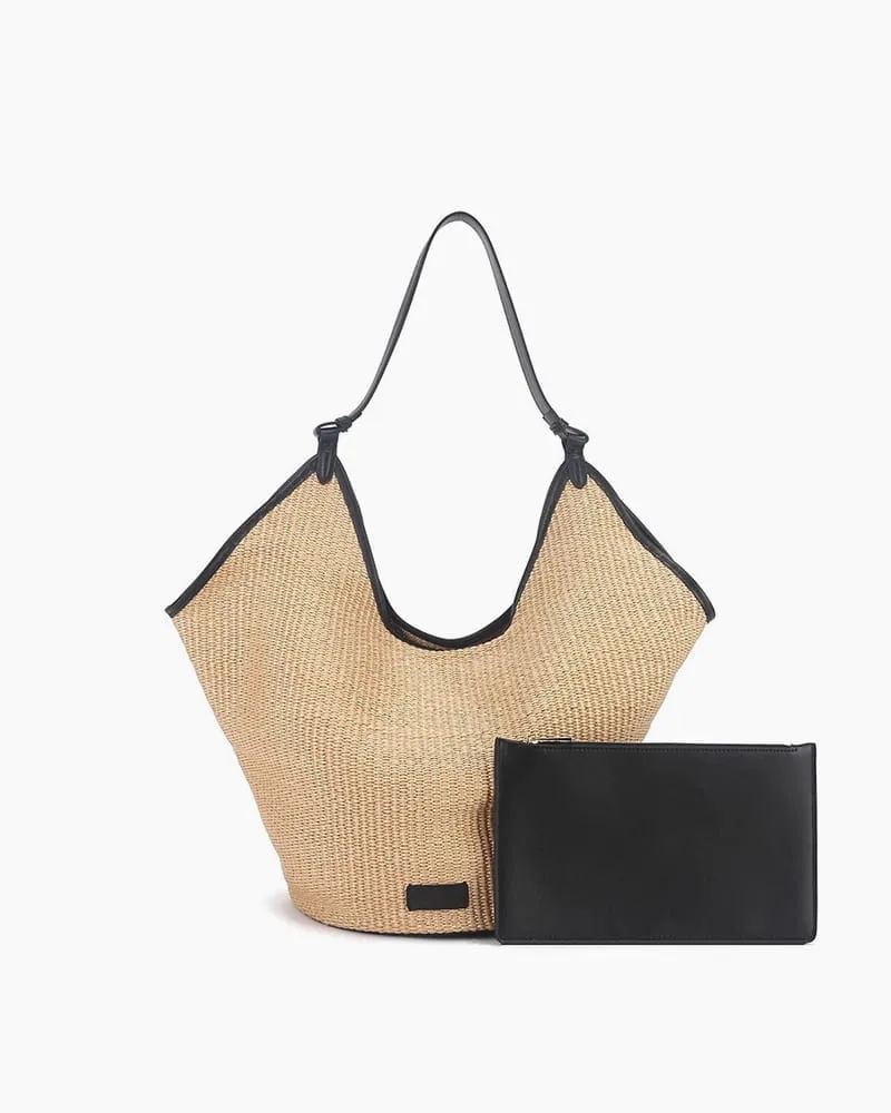 Women's Delicate Handwoven Raffia Shopper Tote sold by Larosa product image thumbnail 2