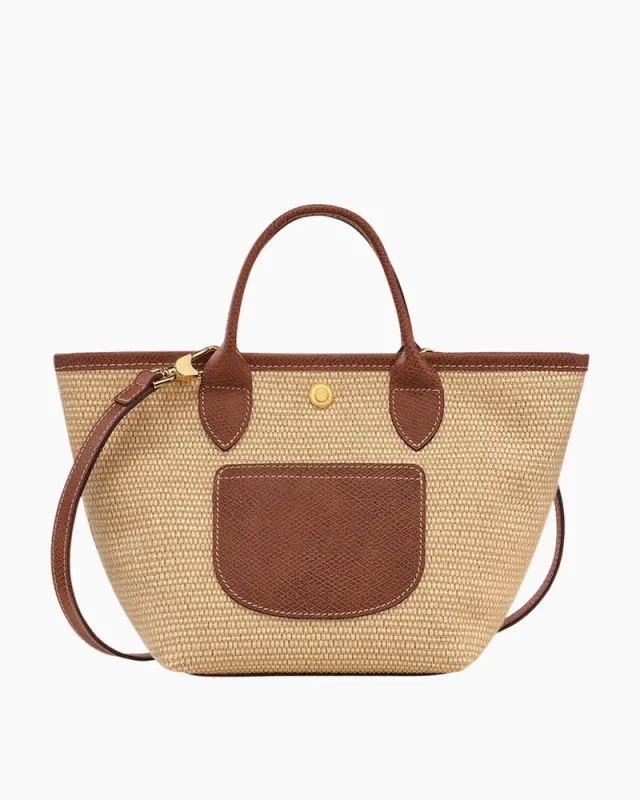 Women's Refined Elegant XS Hand Raffia Basket Bag made by Larosa
