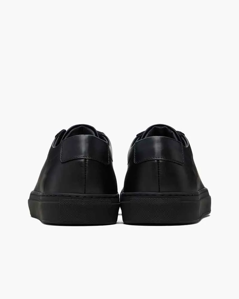 Women's Minimalist Black Calfskin Low Sneakers sold by Larosa product image thumbnail 2
