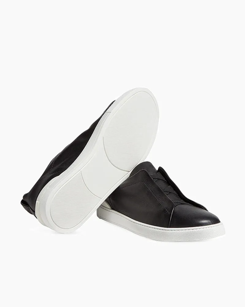 Men's Luxury Slip-On Leather Sneakers sold by Larosa product image thumbnail 3