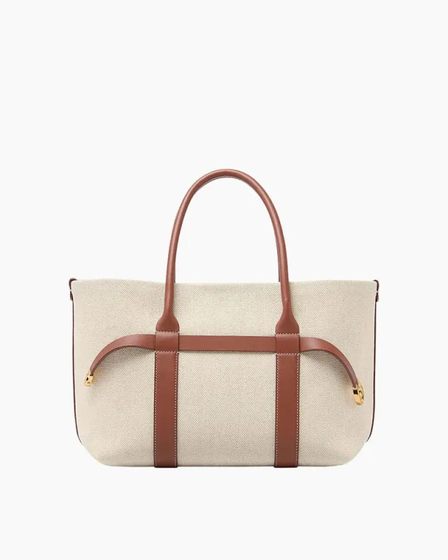 Chic City Canvas Everyday Shopper Tote made by Larosa