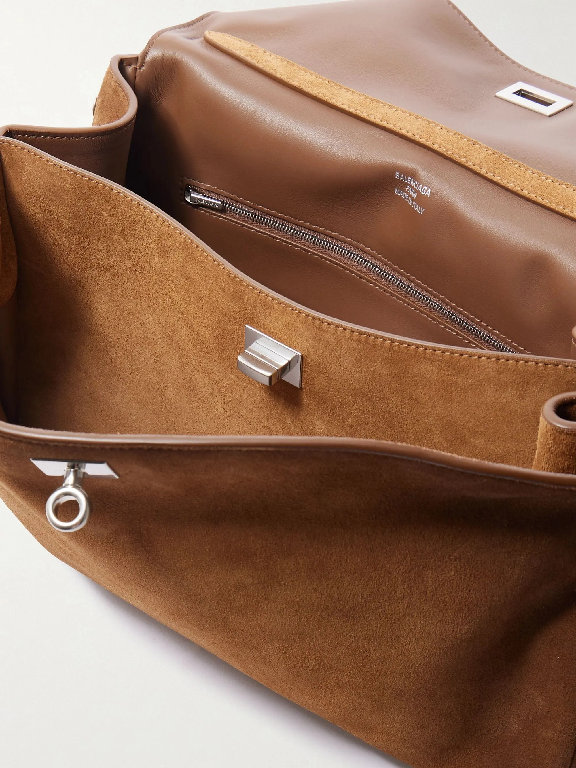 Medium Suede Shoulder Bags sold by Larosa product image thumbnail 3