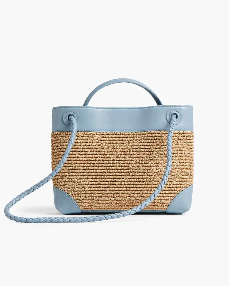 Raffia Knot Top Handle Crossbody Bag sold by Larosa product image thumbnail 2