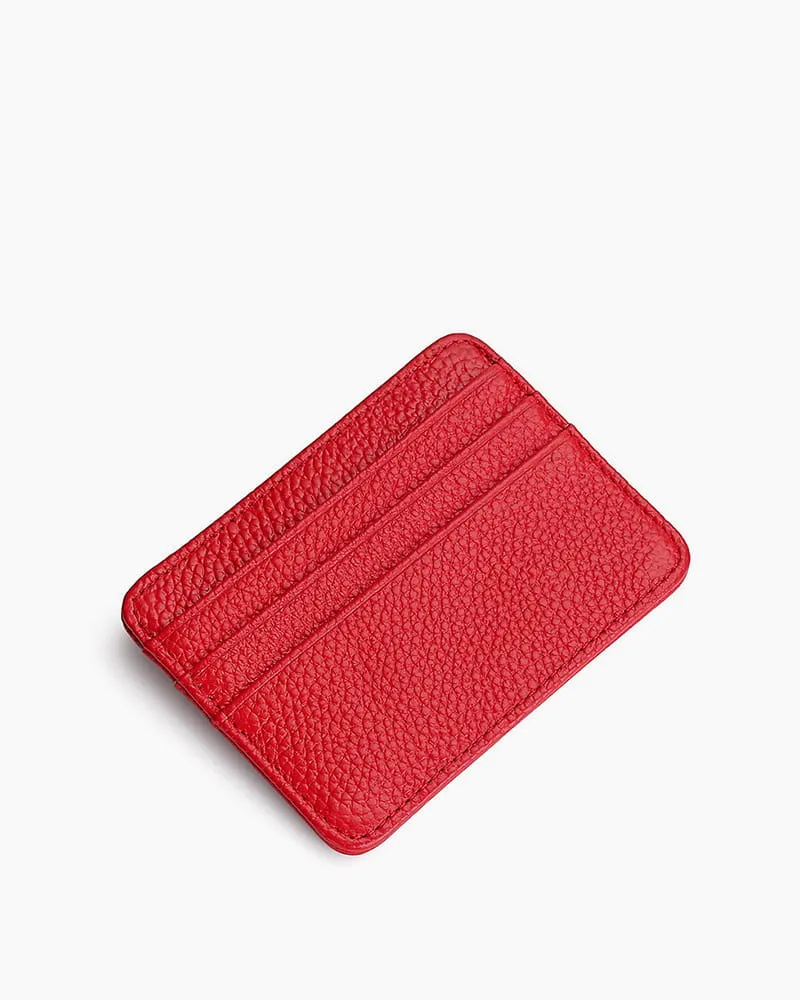 Slim Top Grain Leather Card Holder sold by Larosa product image thumbnail 2