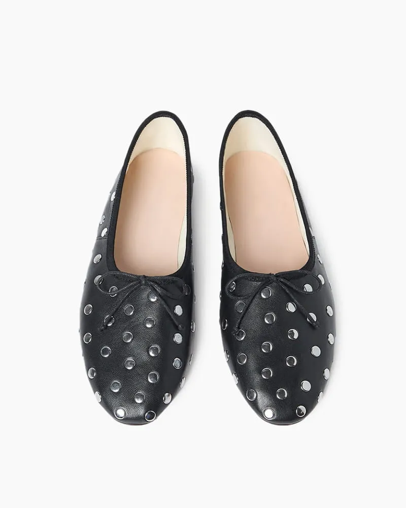 (Pre-sale) Elegant Evening Black Silver Ballet Flat sold by Larosa product image thumbnail 2