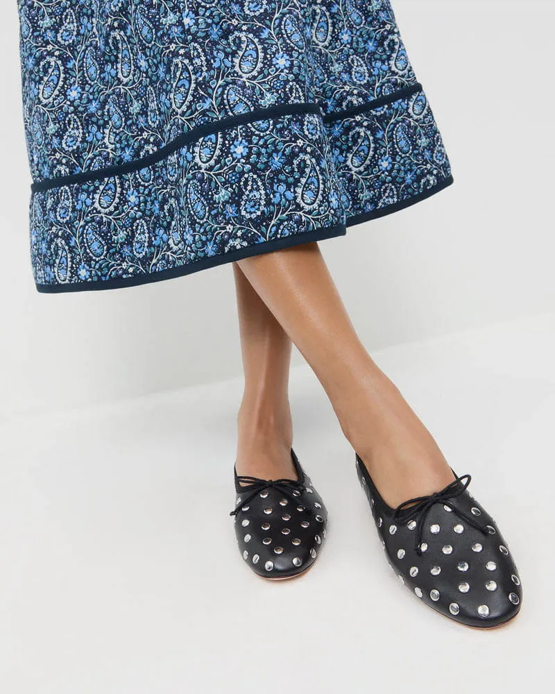 (Pre-sale) Elegant Evening Black Silver Ballet Flat sold by Larosa product image thumbnail 3