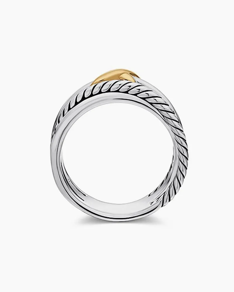 Elegant Evening Crossover Statement Ring sold by Larosa product image thumbnail 3