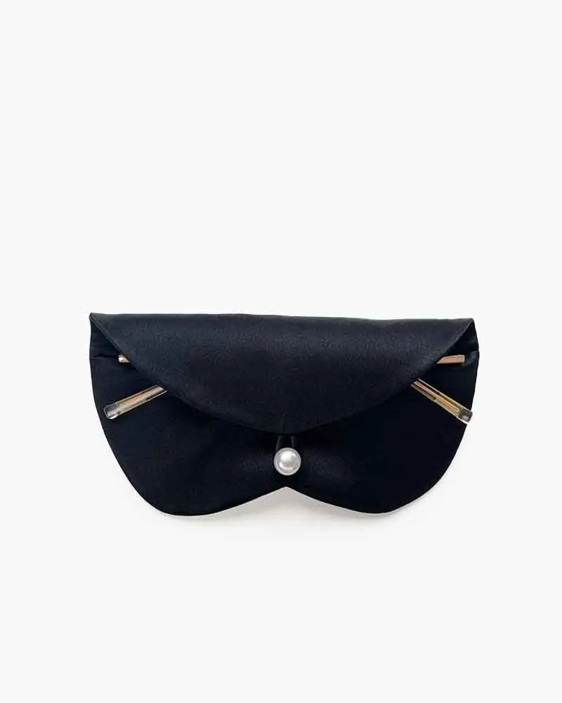 Momme Mulberry Silk Portable Eyewear Pouch sold by Larosa