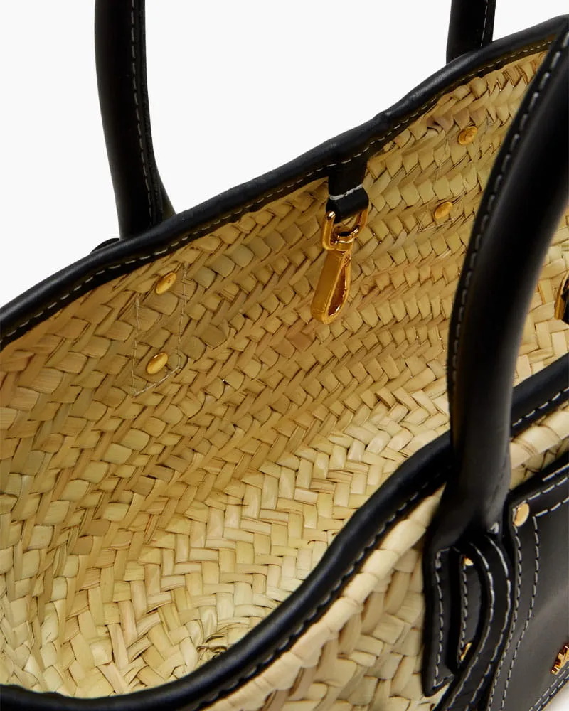 Chic Summer Picnic Woven Top Handle Bag sold by Larosa product image thumbnail 4