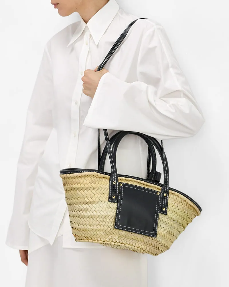 Chic Summer Picnic Woven Top Handle Bag sold by Larosa product image thumbnail 2