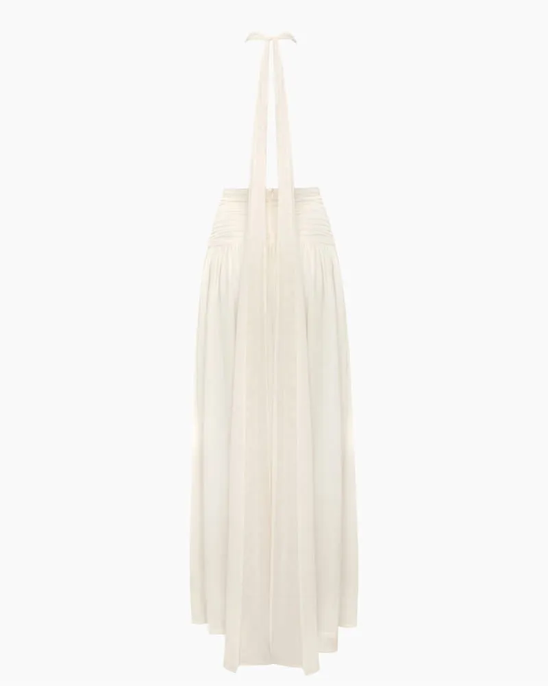 (Pre-sale) Elegant Evening Halter Slit Formal Gown sold by Larosa product image thumbnail 3