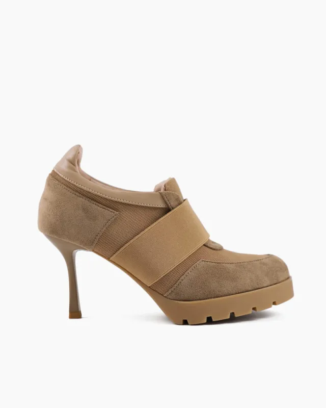 Women’s Mesh Strap High-Heel Sneaker made by Larosa