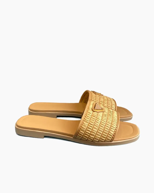 Resort Ready Raffia Platform Summer Sandals made by Larosa