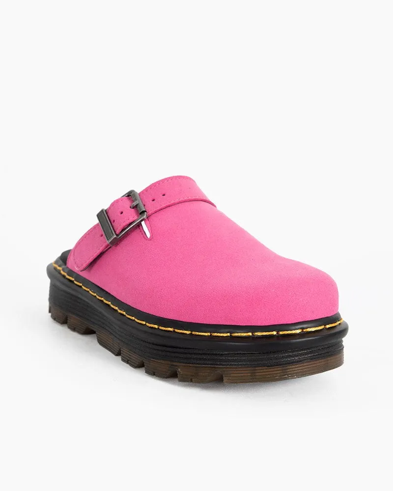(Clean Up) Suede Casual Slingback Platform Clogs Mules sold by Larosa product image thumbnail 4