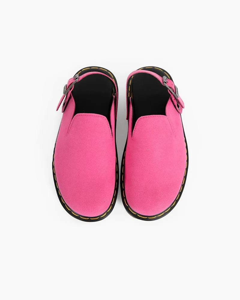 (Clean Up) Suede Casual Slingback Platform Clogs Mules sold by Larosa product image thumbnail 5
