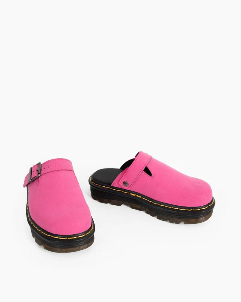 (Clean Up) Suede Casual Slingback Platform Clogs Mules sold by Larosa product image thumbnail 2