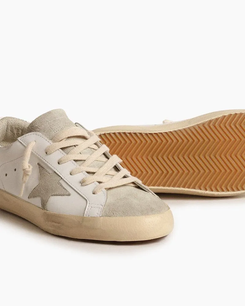 (Clean Up) White Nappa Leather Gray Star Sneakers sold by Larosa product image thumbnail 2