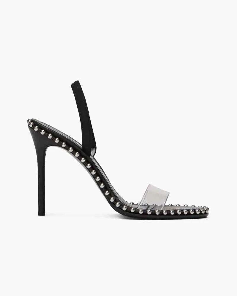 Sparkling Evening Crystal Strap Sandal Heels sold by Larosa