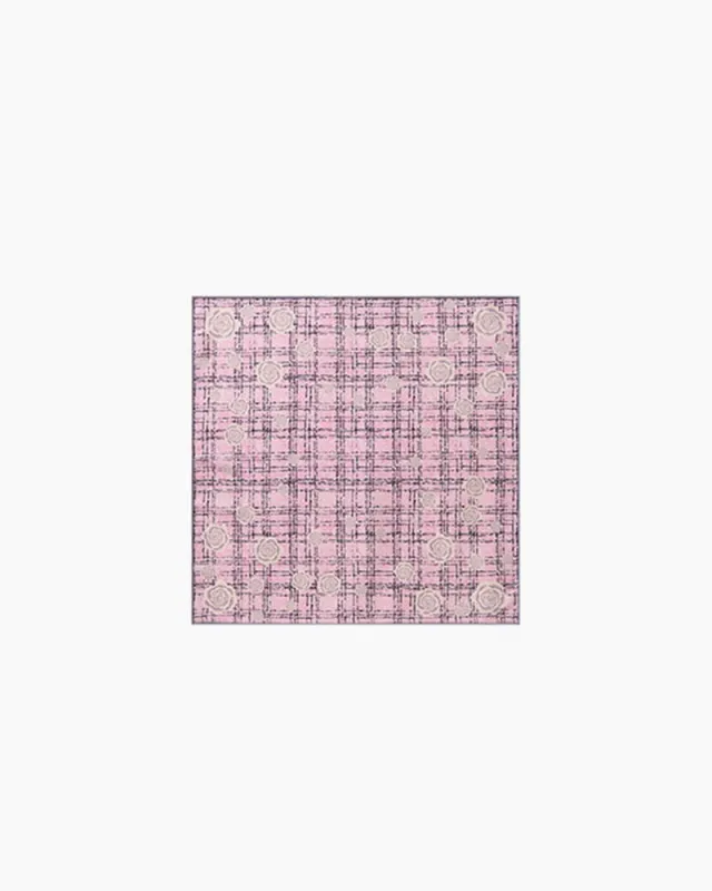 Elegant Office Chic Printed Wool Neck Scarf made by Larosa