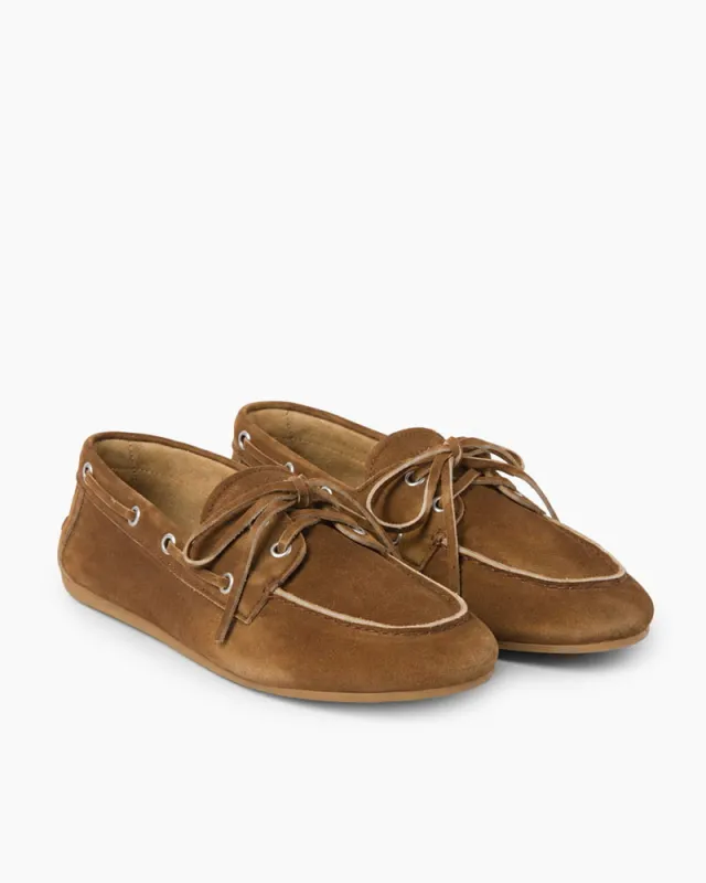 [S-Tier] Weekend Harbor Suede Casual Deck Loafers made by Larosa