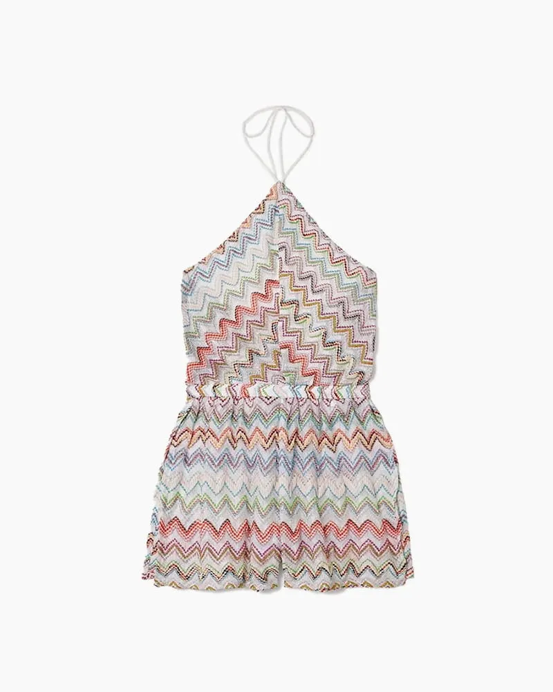 Summer Resort Chevron Knit Playsuit sold by Larosa product image thumbnail 2