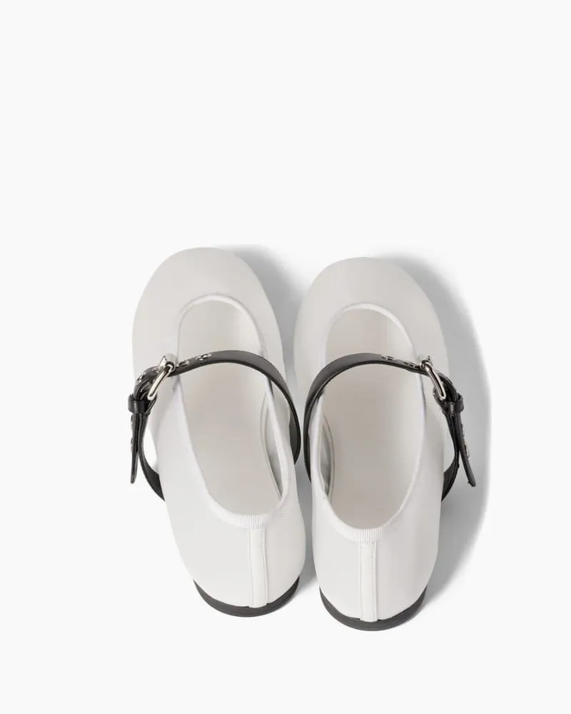 Women's Mesh Mary Jane Flats With Leather Buckle sold by Larosa product image thumbnail 3