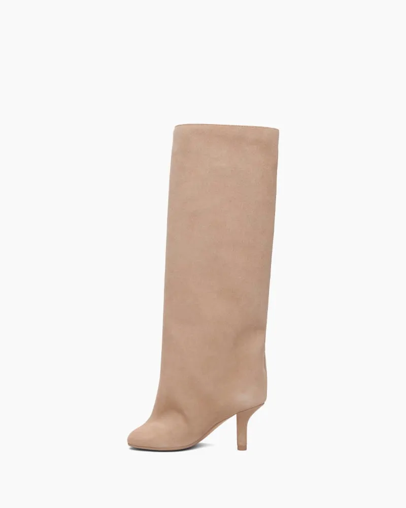 Women's Elegant Suede Knee Boot For Everyday Style sold by Larosa product image thumbnail 2