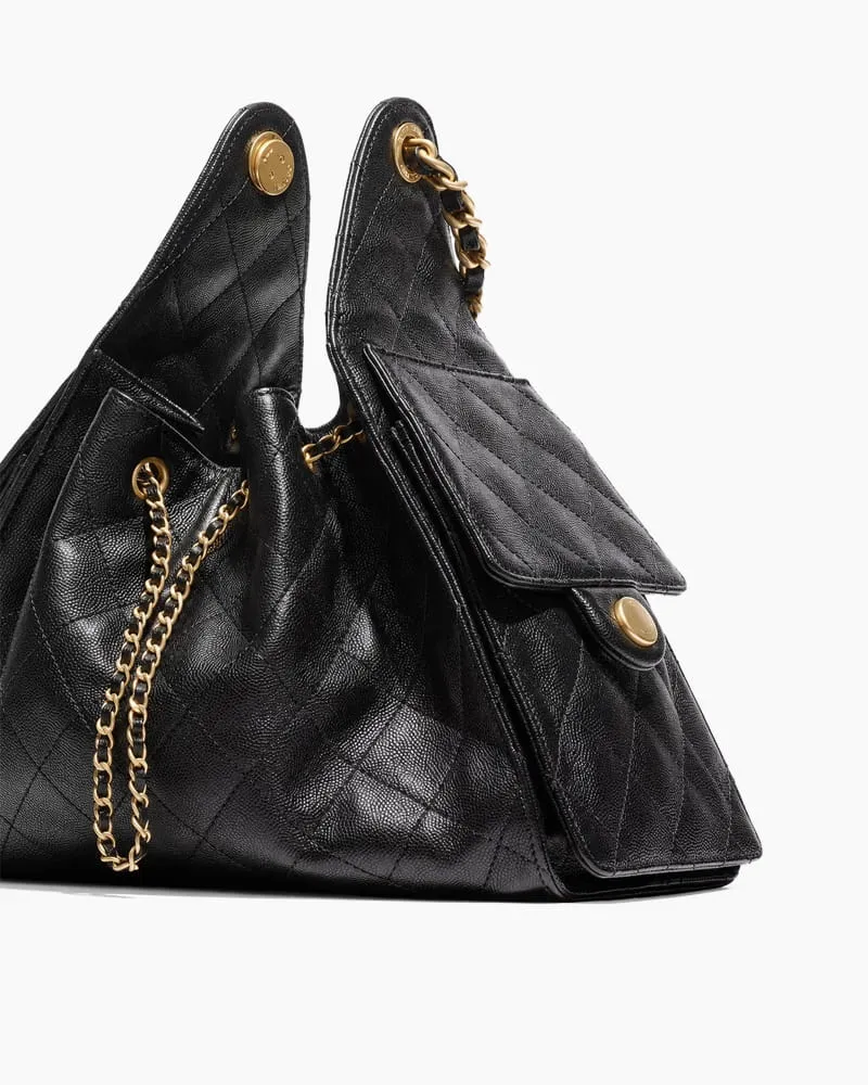 Urban Evening Quilted Leather Chain Shoulder Bag sold by Larosa product image thumbnail 3