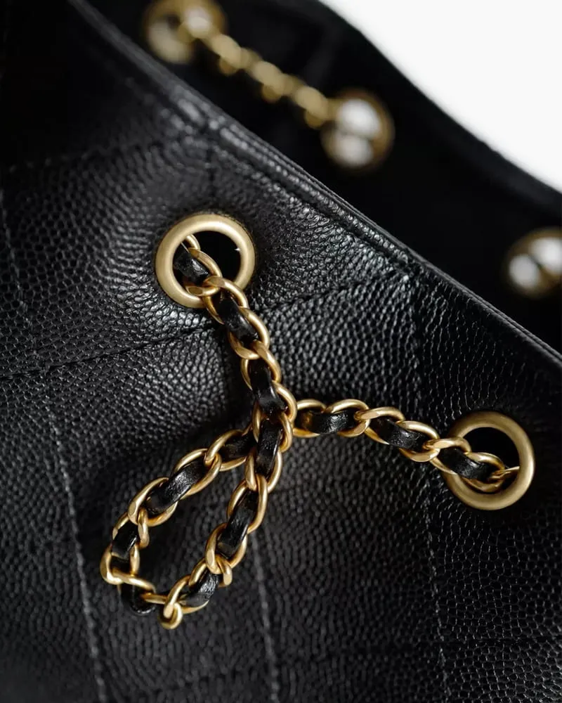 Urban Evening Quilted Leather Chain Shoulder Bag sold by Larosa product image thumbnail 2