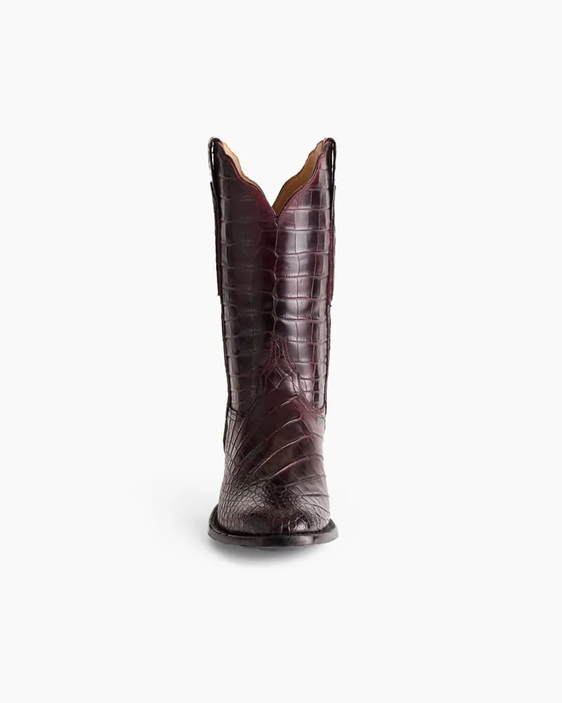 Men‘s Artisan Crocodile Pattern Western Boot sold by Larosa product image thumbnail 4