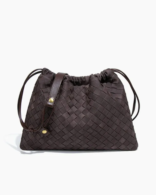 Chic Woven Everyday City Shoulder Bag made by Larosa