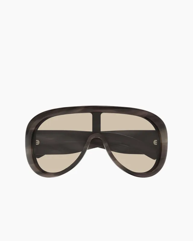 Urban Getaway Oversized Shield Fashion Sunglasses made by Larosa