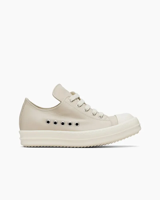 Men's Leather Cap Toe Platform Lace-Up Sneakers made by Larosa