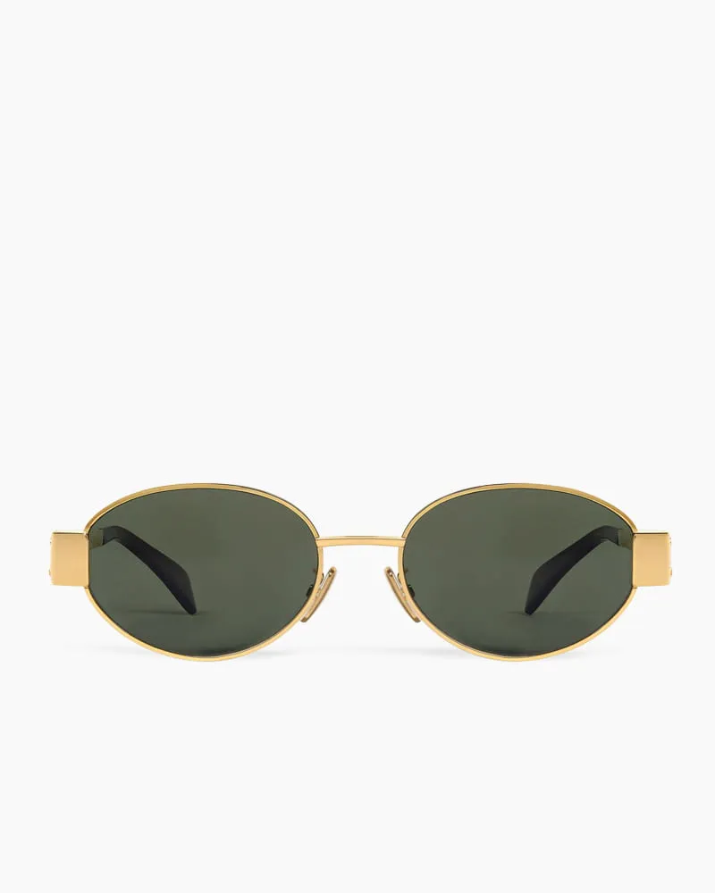 Oval Frame Sunglasses with Gold Tone Metal Detail sold by Larosa product image thumbnail 2