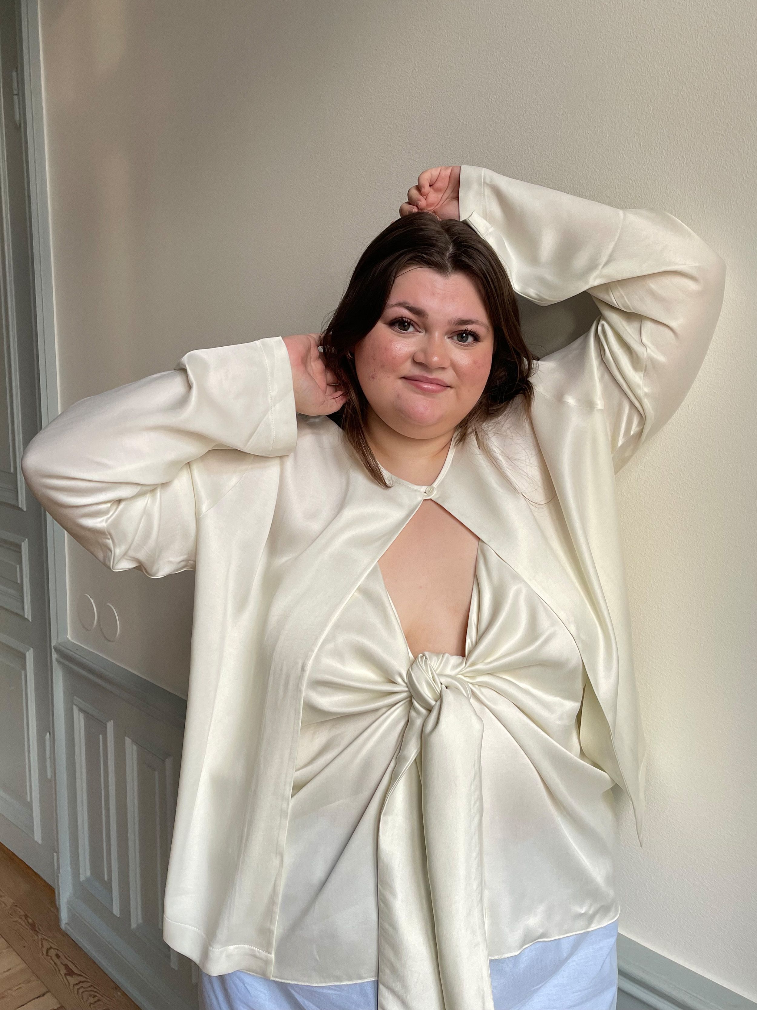 Tie Tank Top Cloud sold by djerf avenue product image thumbnail 11