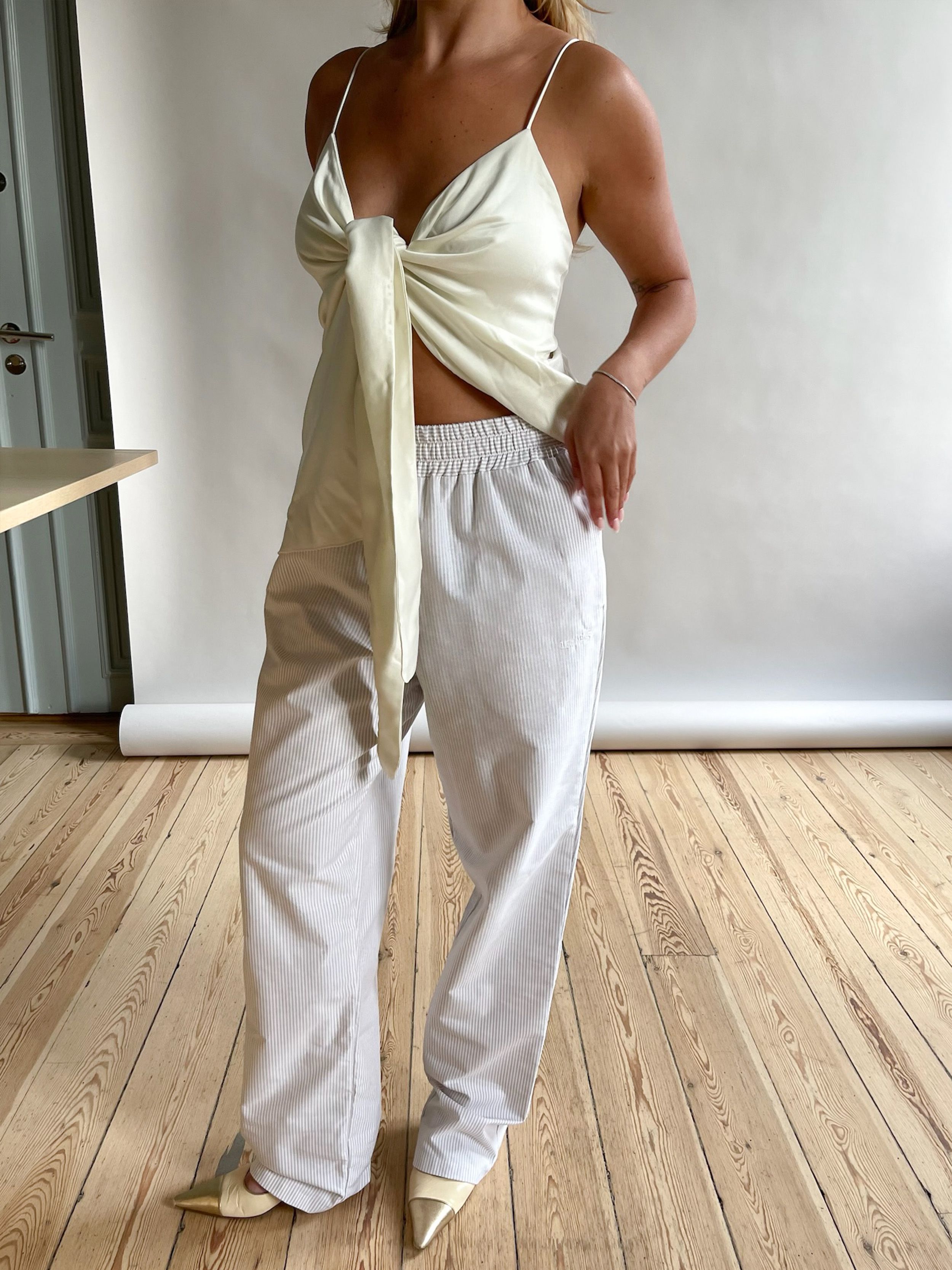 Tie Tank Top Cloud sold by djerf avenue product image thumbnail 2