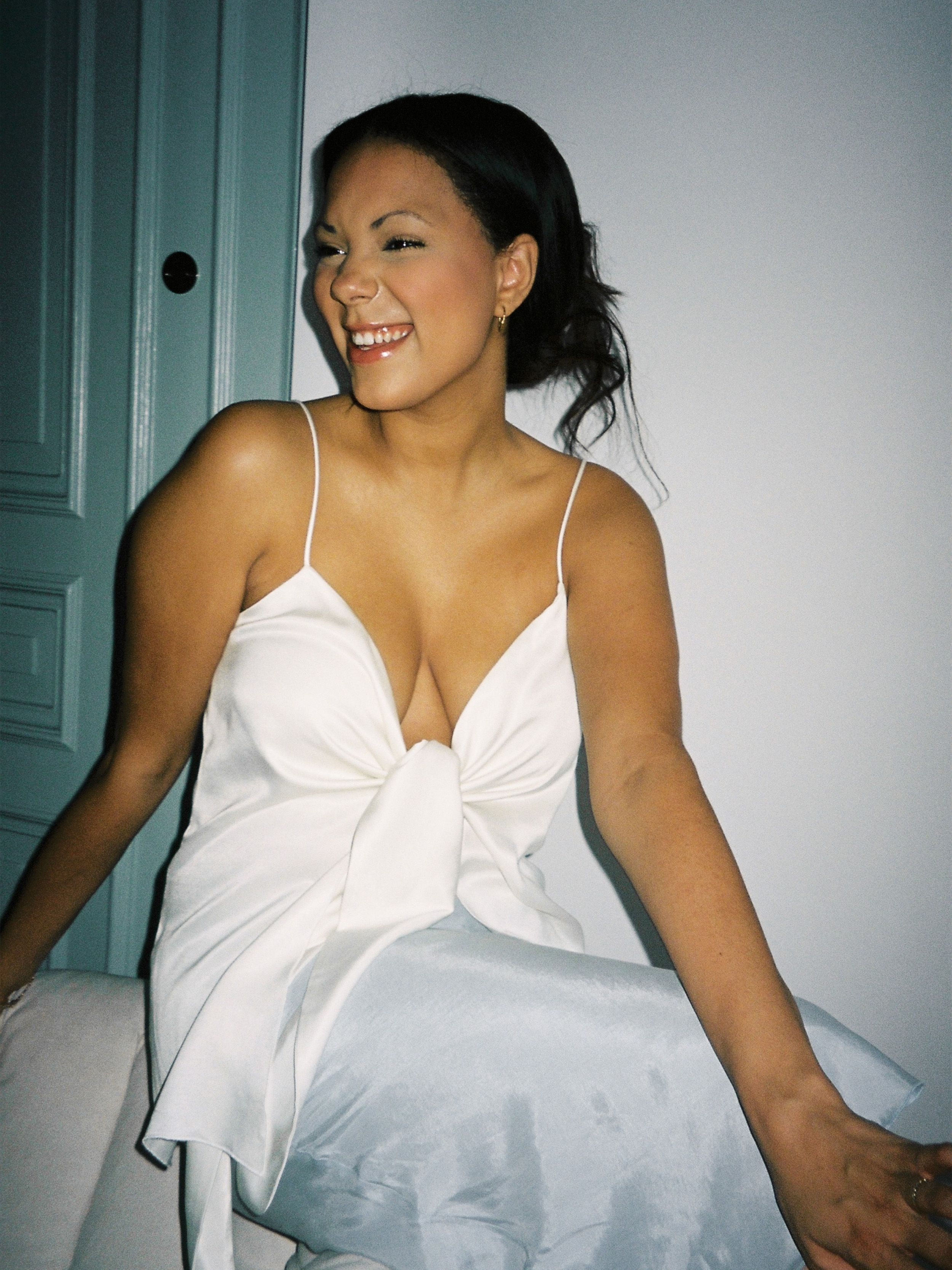 Tie Tank Top Cloud sold by djerf avenue product image thumbnail 10