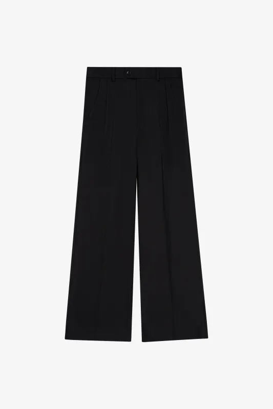 SOLAIRE TROUSERS - BLACK sold by Pearled Ivory