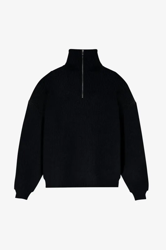 ANDREA SWEATER - BLACK sold by Pearled Ivory