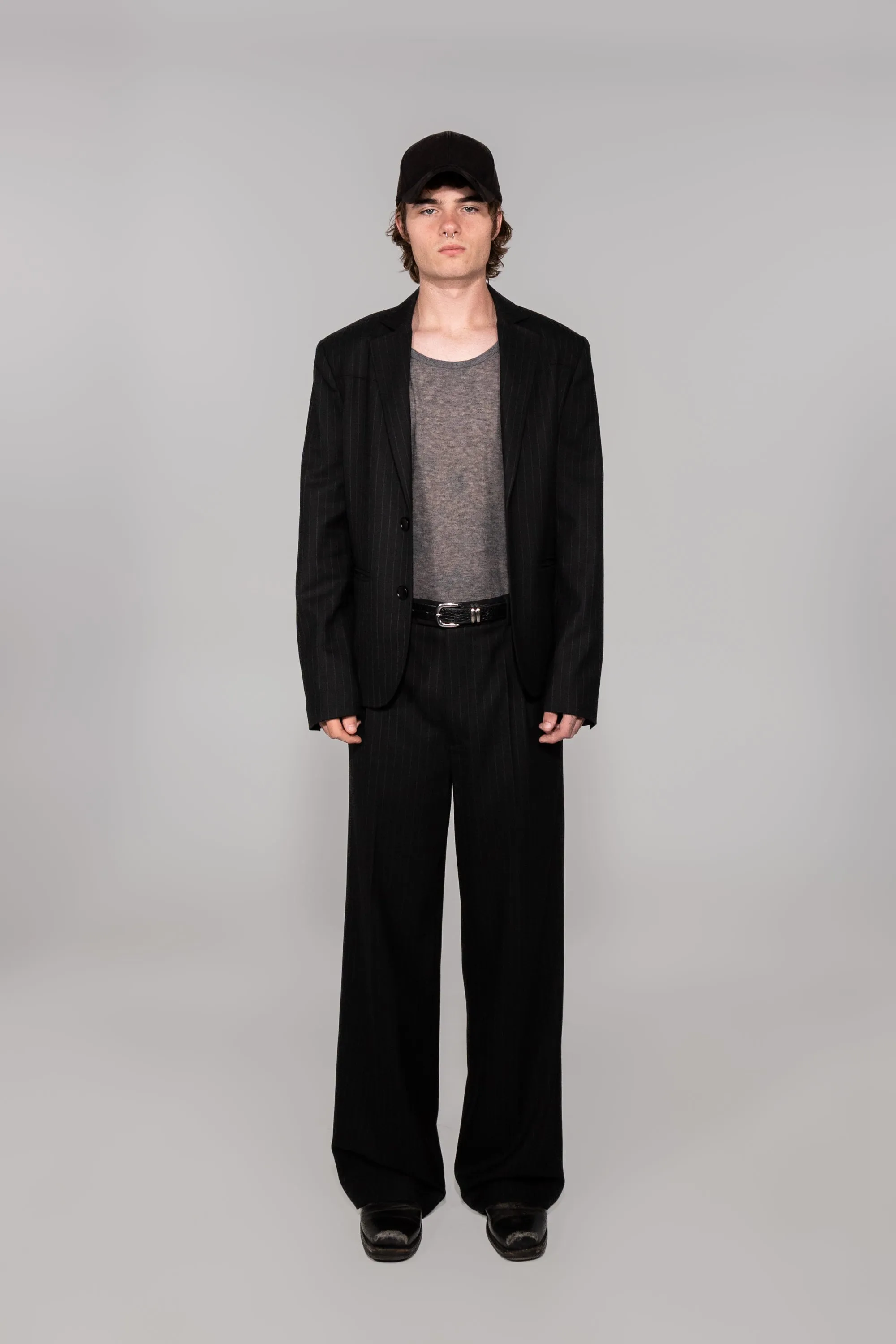 Solaire Trousers - Pinstripe sold by Pearled Ivory product image thumbnail 3