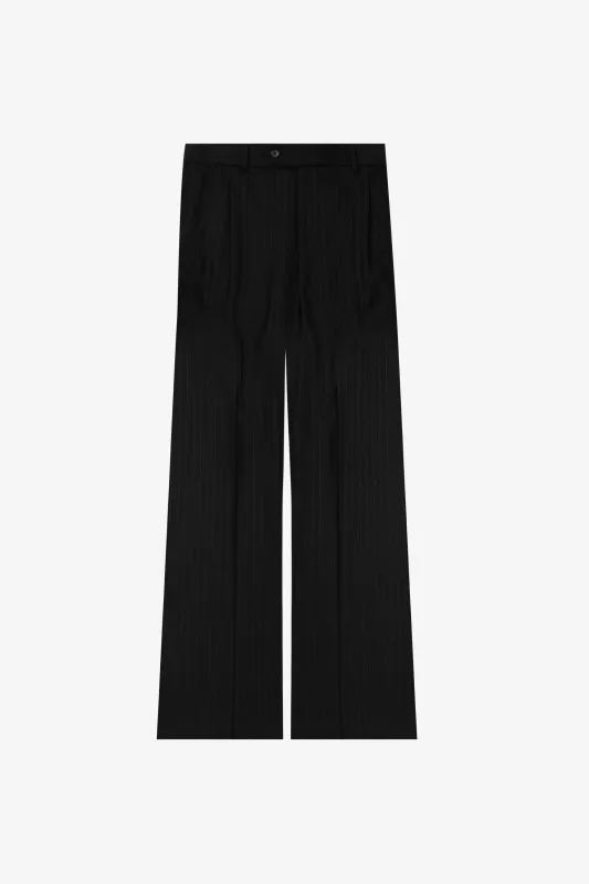 SOLAIRE TROUSERS - PINSTRIPE sold by Pearled Ivory