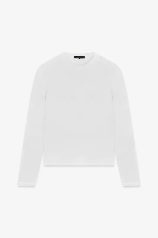 FITTED LONG SLEEVE - WHITE sold by Pearled Ivory