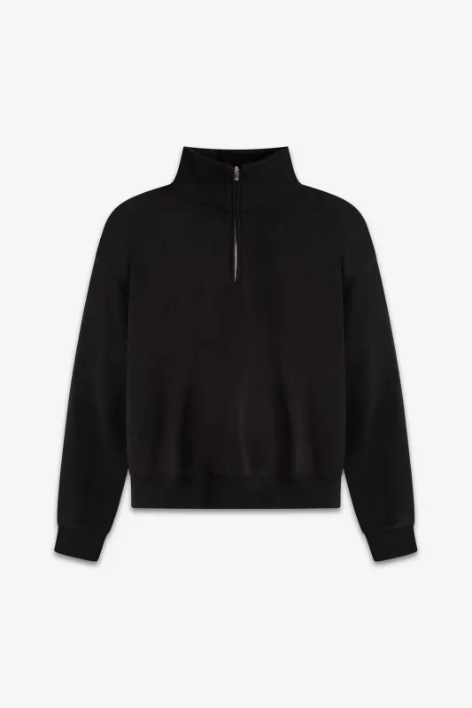 1/4 ZIP SWEATSHIRT sold by Pearled Ivory
