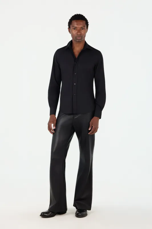 Dinner Shirt - Black made by Pearled Ivory