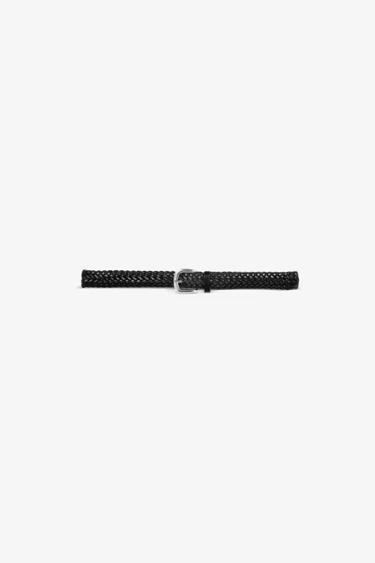 Woven Leather Belt made by Pearled Ivory