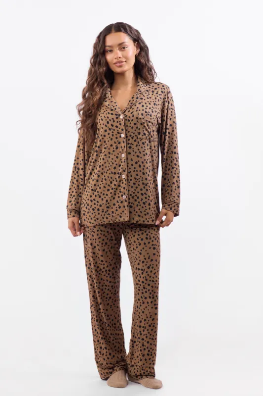 A Leopard Doesn't Change It's Spots Pajama Set sold by Crickle Daisy